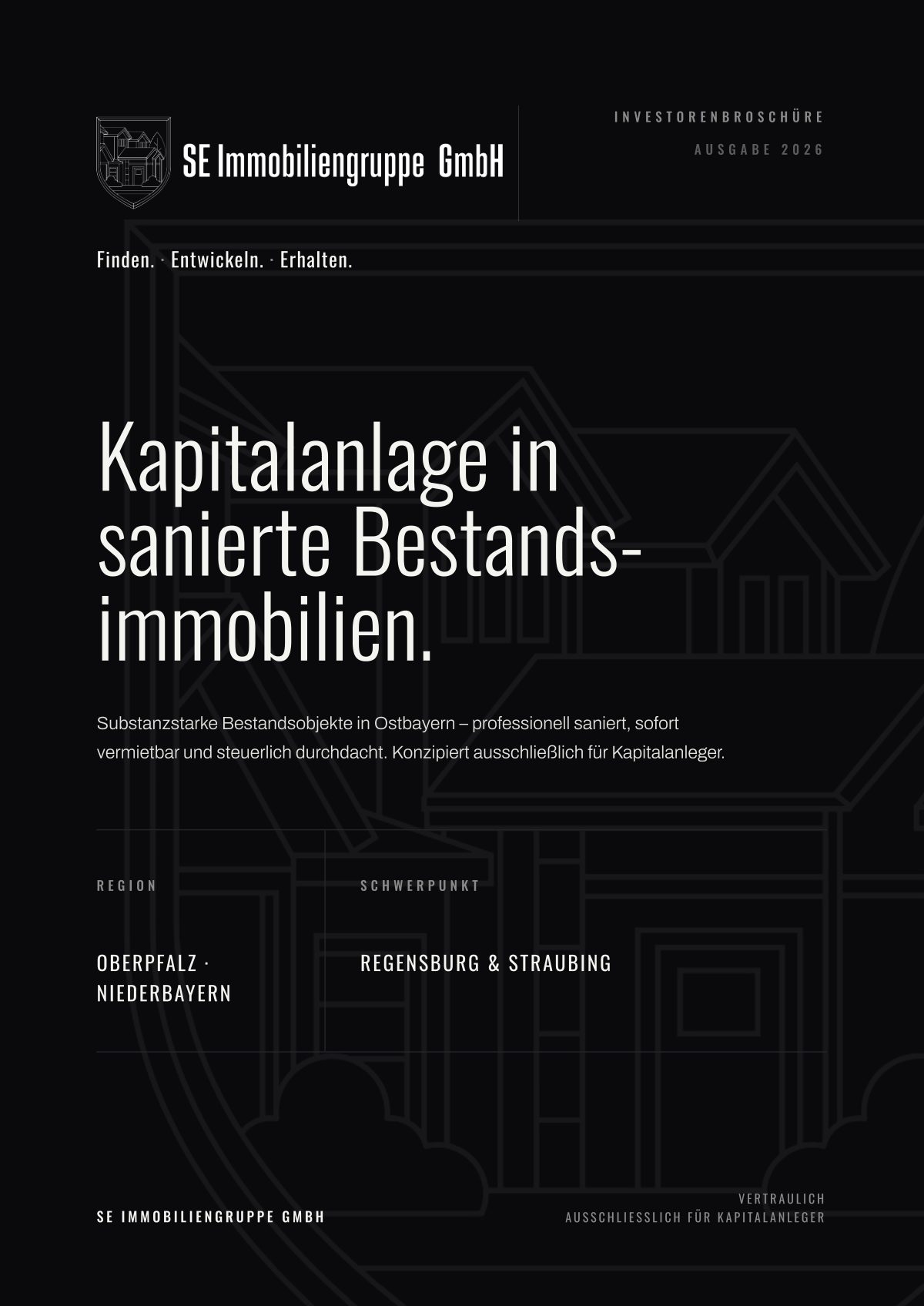 Deckblatt der Investorenbroschüre 2026, unscharf dargestellt